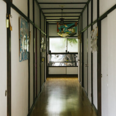 The hallway at Guesthouse tabi-tabi